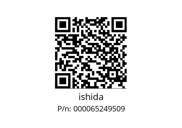   ishida 000065249509