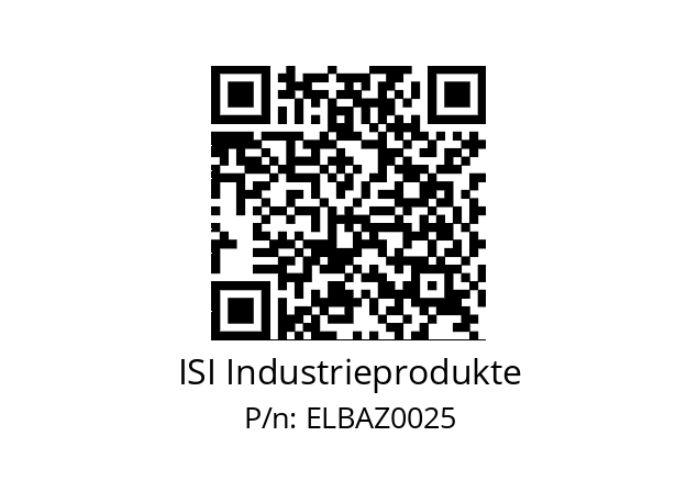   ISI Industrieprodukte ELBAZ0025