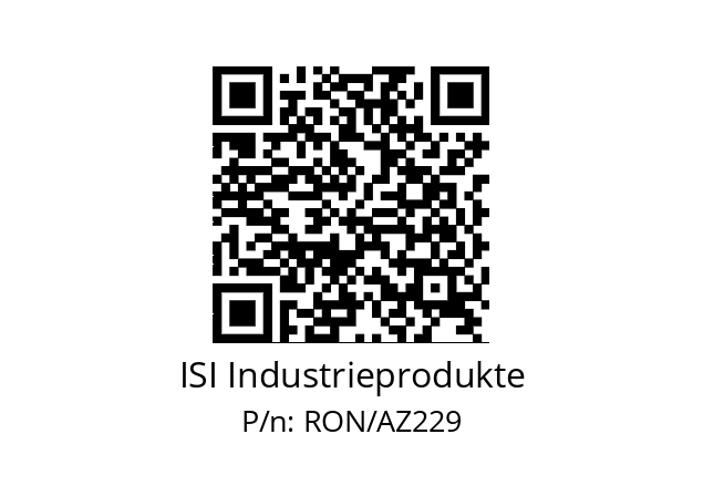   ISI Industrieprodukte RON/AZ229