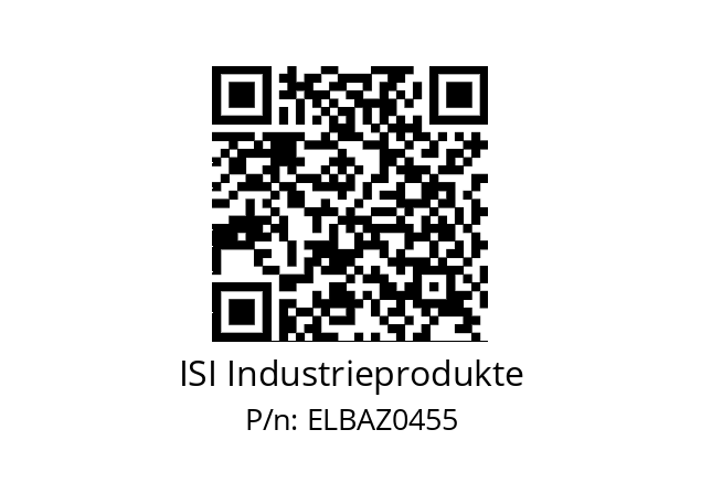   ISI Industrieprodukte ELBAZ0455