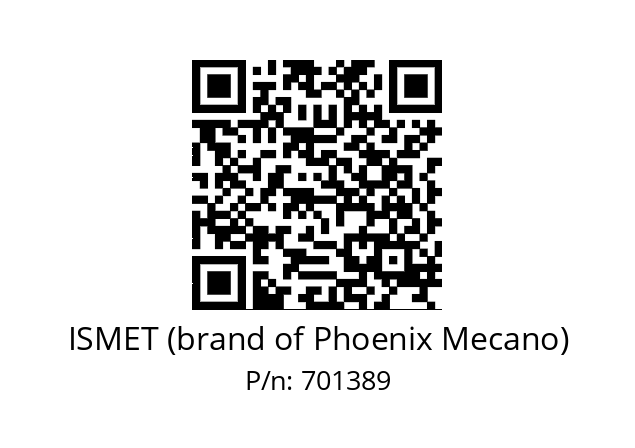   ISMET (brand of Phoenix Mecano) 701389