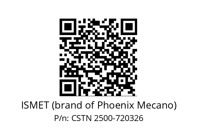   ISMET (brand of Phoenix Mecano) CSTN 2500-720326