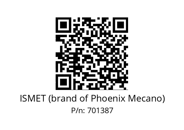   ISMET (brand of Phoenix Mecano) 701387