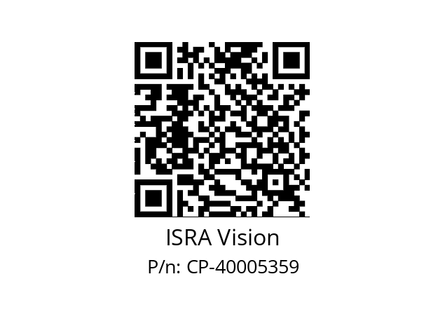   ISRA Vision CP-40005359