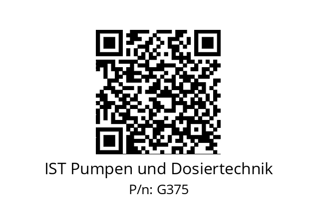   IST Pumpen und Dosiertechnik G375