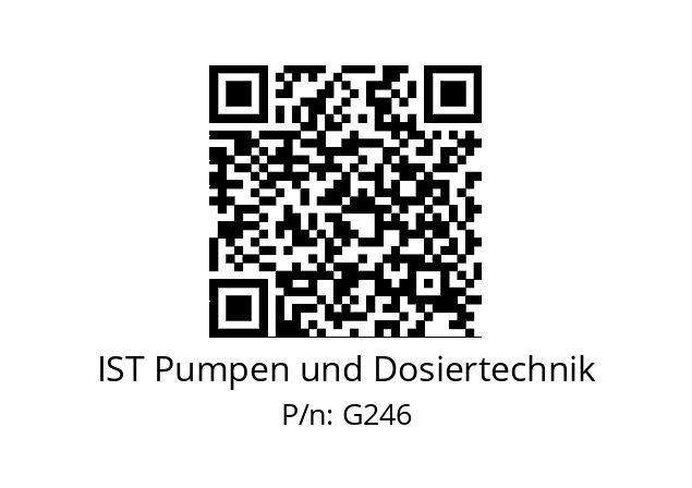   IST Pumpen und Dosiertechnik G246