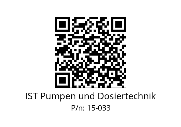   IST Pumpen und Dosiertechnik 15-033