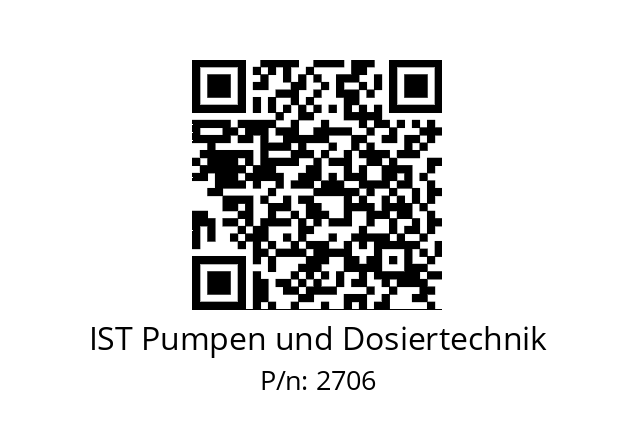   IST Pumpen und Dosiertechnik 2706