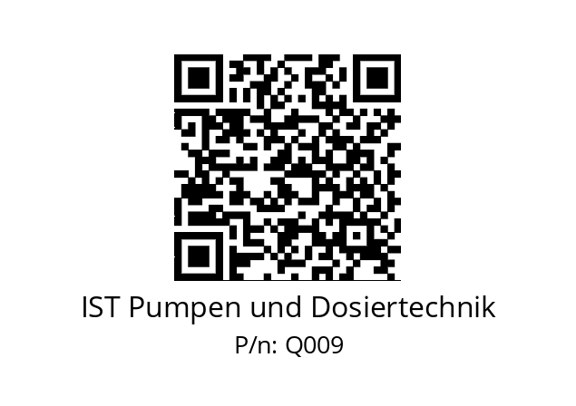   IST Pumpen und Dosiertechnik Q009