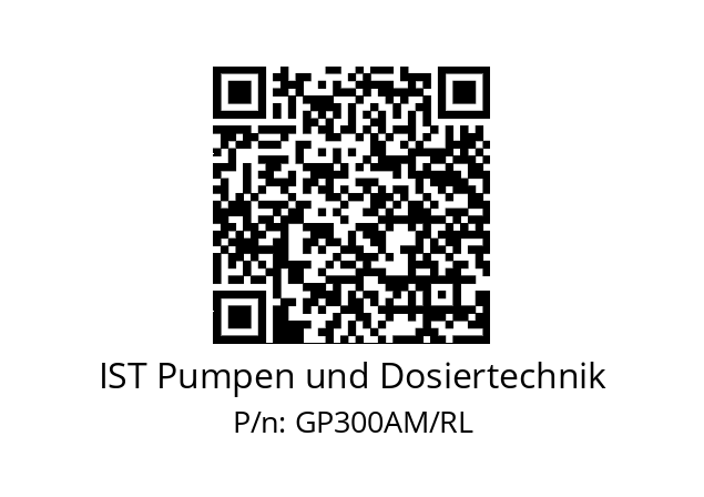   IST Pumpen und Dosiertechnik GP300AM/RL