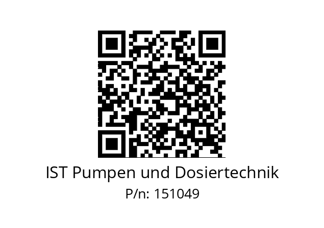   IST Pumpen und Dosiertechnik 151049