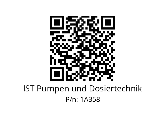   IST Pumpen und Dosiertechnik 1A358