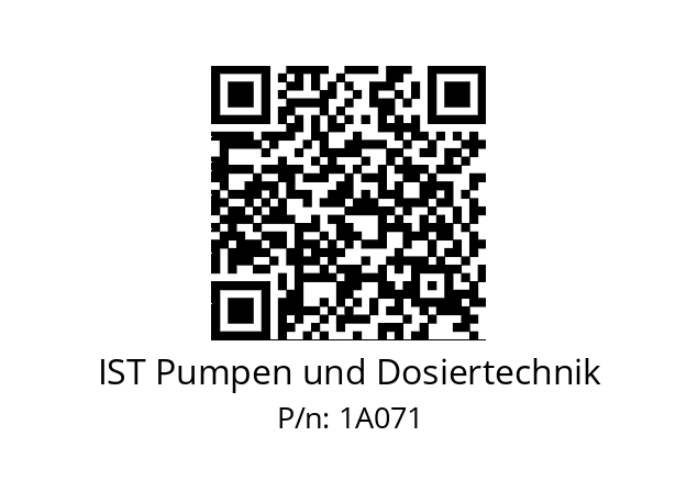   IST Pumpen und Dosiertechnik 1A071