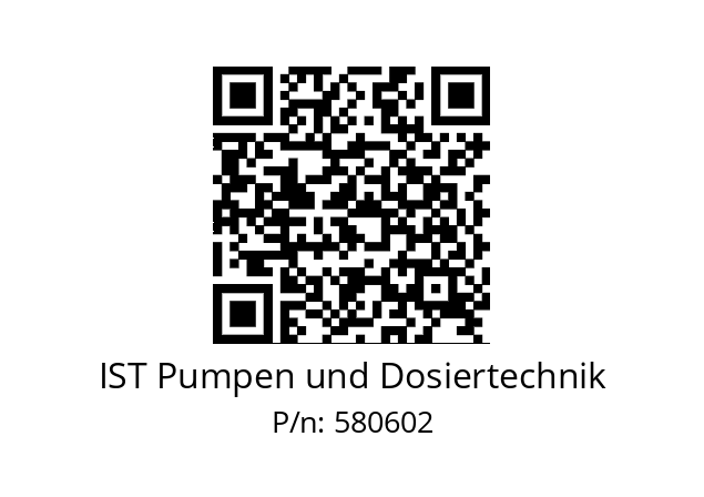   IST Pumpen und Dosiertechnik 580602