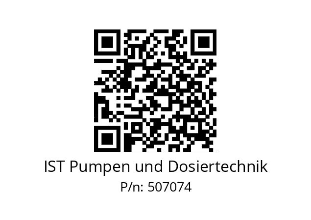   IST Pumpen und Dosiertechnik 507074