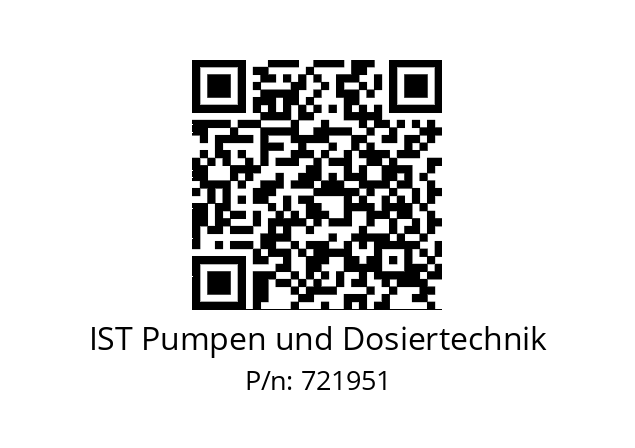   IST Pumpen und Dosiertechnik 721951