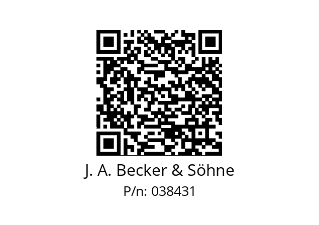   J. A. Becker & Söhne 038431