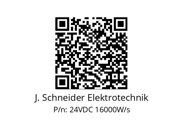   J. Schneider Elektrotechnik 24VDC 16000W/s