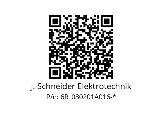   J. Schneider Elektrotechnik 6R_030201A016-*