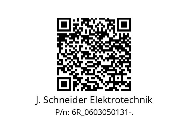   J. Schneider Elektrotechnik 6R_0603050131-.