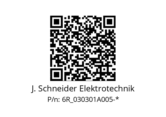   J. Schneider Elektrotechnik 6R_030301A005-*