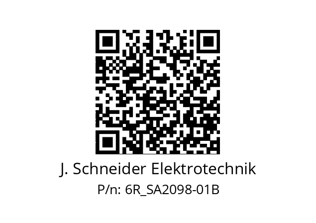   J. Schneider Elektrotechnik 6R_SA2098-01B