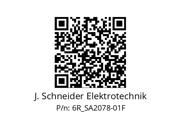   J. Schneider Elektrotechnik 6R_SA2078-01F