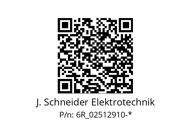   J. Schneider Elektrotechnik 6R_02512910-*