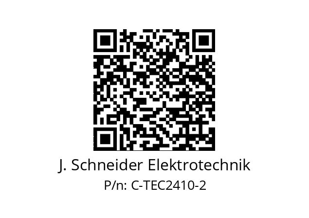   J. Schneider Elektrotechnik C-TEC2410-2