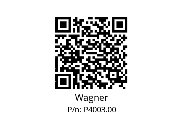   Wagner Р4003.00