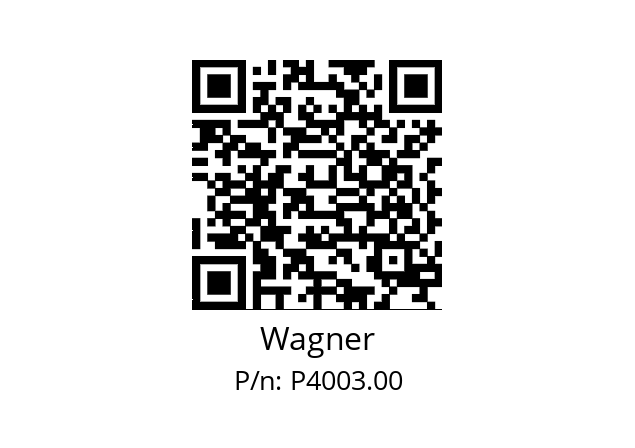   Wagner P4003.00