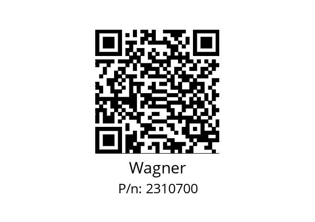   Wagner 2310700