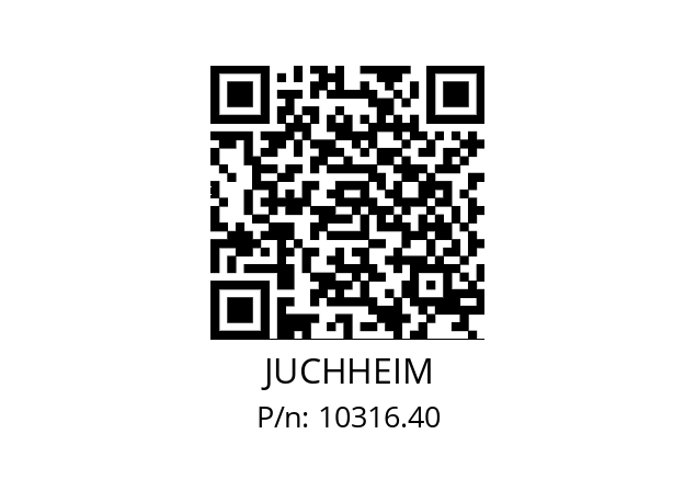   JUCHHEIM 10316.40