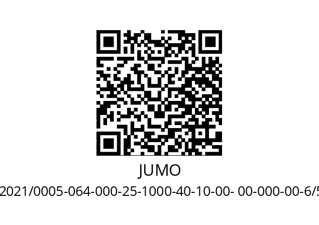   JUMO 602021/0005-064-000-25-1000-40-10-00- 00-000-00-6/574,710