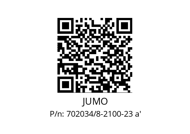   JUMO 702034/8-2100-23 a'