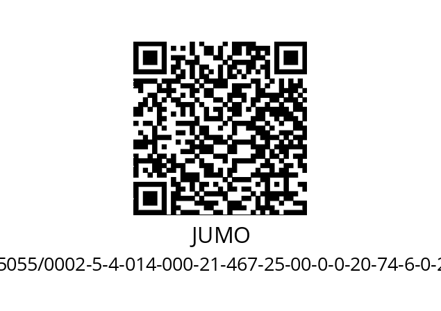   JUMO 605055/0002-5-4-014-000-21-467-25-00-0-0-20-74-6-0-200/000