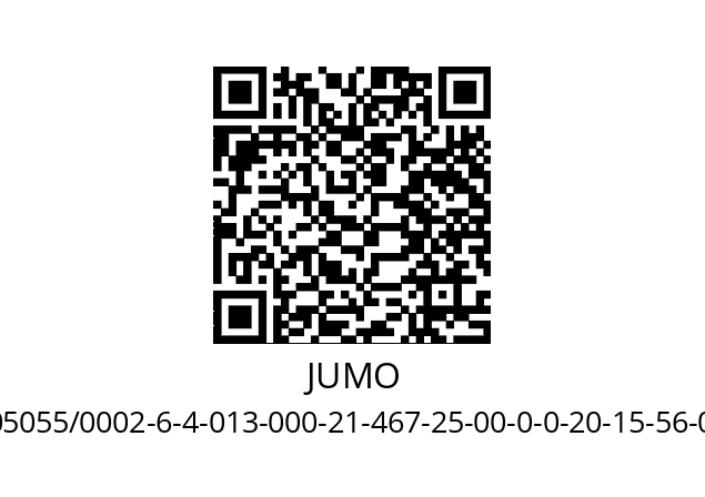   JUMO 605055/0002-6-4-013-000-21-467-25-00-0-0-20-15-56-0-0/000