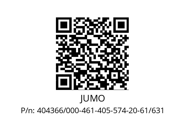   JUMO 404366/000-461-405-574-20-61/631