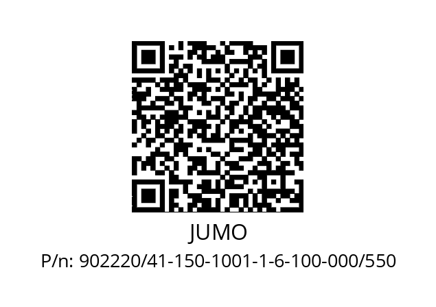   JUMO 902220/41-150-1001-1-6-100-000/550