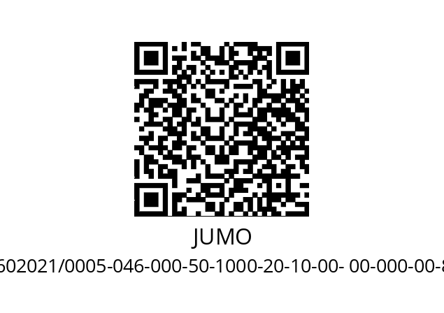   JUMO 602021/0005-046-000-50-1000-20-10-00- 00-000-00-8/574