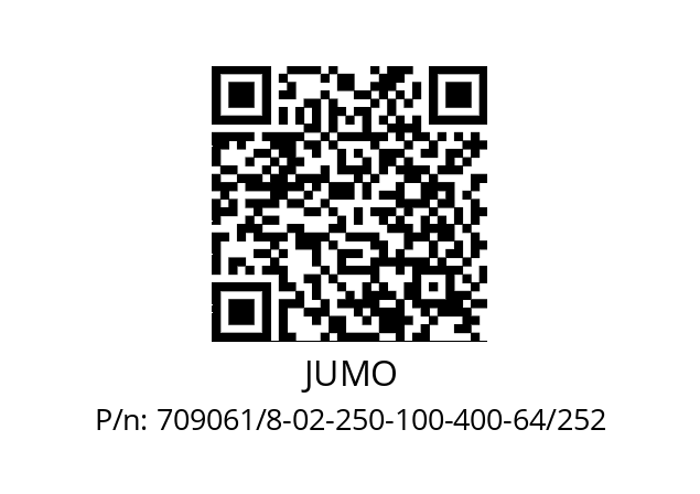   JUMO 709061/8-02-250-100-400-64/252