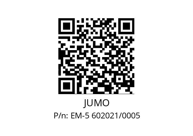   JUMO EM-5 602021/0005