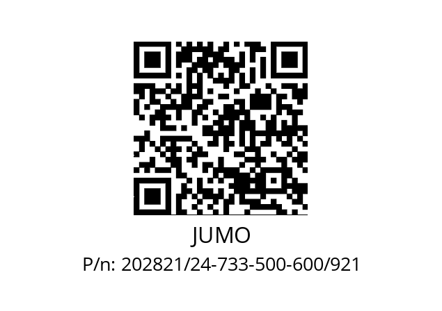   JUMO 202821/24-733-500-600/921