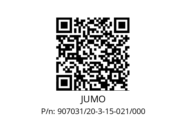   JUMO 907031/20-3-15-021/000