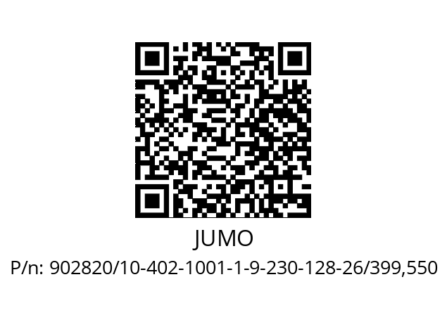   JUMO 902820/10-402-1001-1-9-230-128-26/399,550