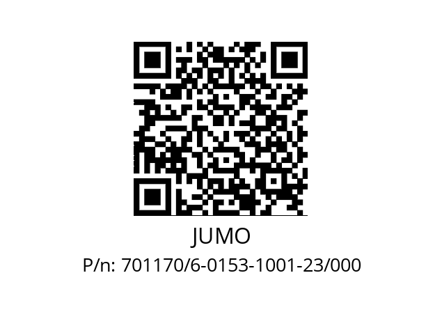   JUMO 701170/6-0153-1001-23/000