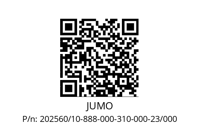   JUMO 202560/10-888-000-310-000-23/000