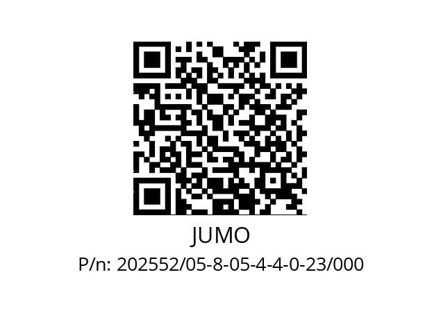   JUMO 202552/05-8-05-4-4-0-23/000