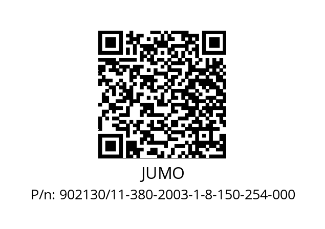   JUMO 902130/11-380-2003-1-8-150-254-000