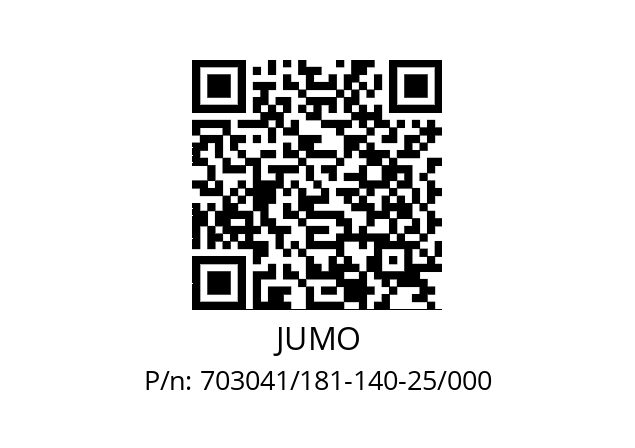   JUMO 703041/181-140-25/000